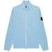 Stone Island AW23 Stretch Wool Zip Knit Sky Blue