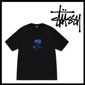 STUSSY  |Sweat Street Style Collaboration Logo Skater Style T-Shirts