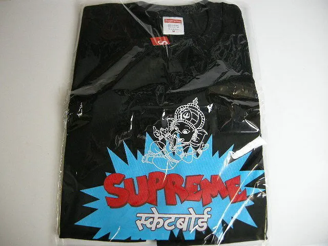 Supreme  |18SS◆Size M ◆ Supreme Ganesha Tee Short Sleeve T-shirt Black