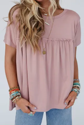 Sweet Pink Babydoll Top