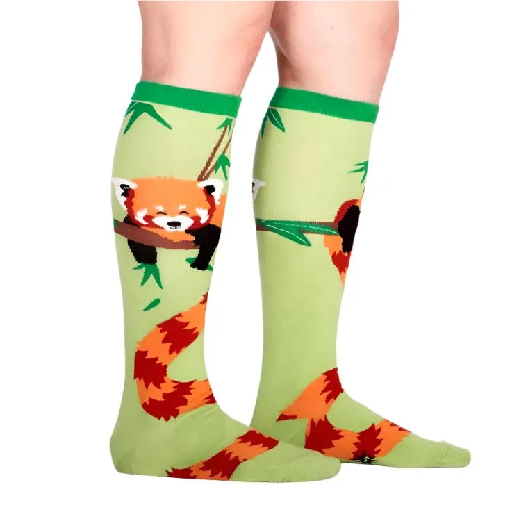 Tale of the Red Panda Knee High Socks