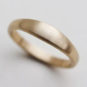 Tapered Wedding Band 