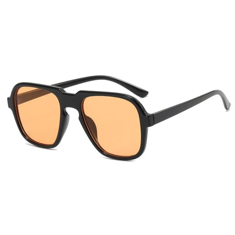 Vintage Polygon Oversized Sunglasses