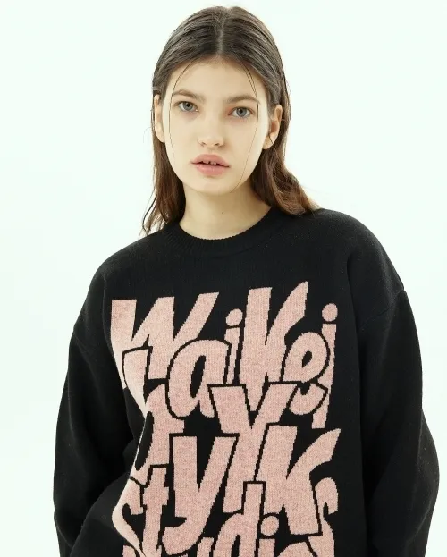 Wai Kei  |Crew Neck Casual Style Unisex Nylon Blended Fabrics