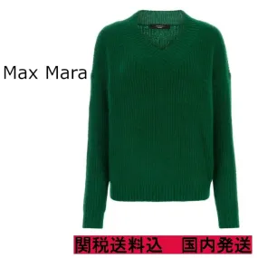 Weekend Max Mara  |Nylon V-Neck Long Sleeves Plain V-neck & Crew neck