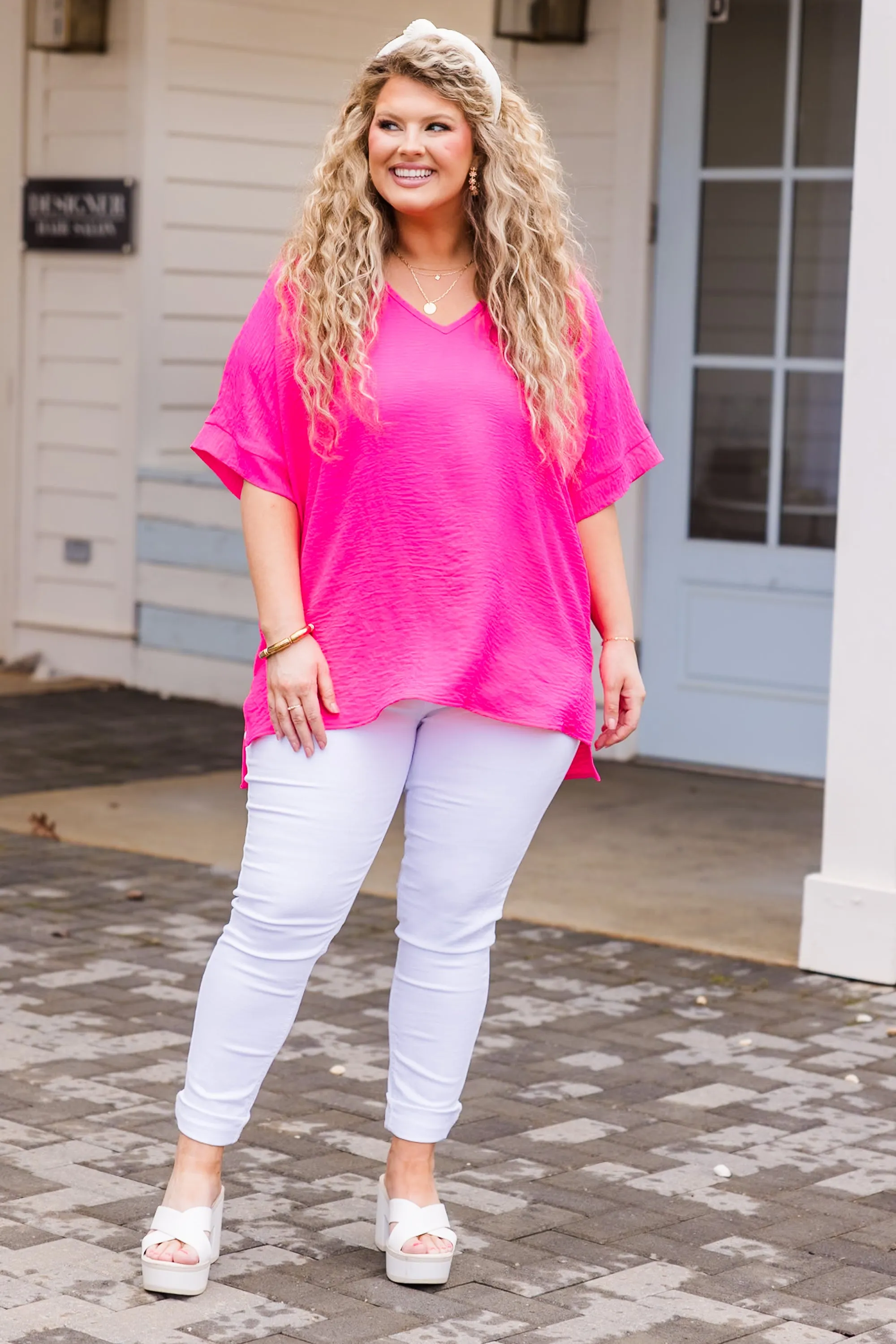 Weekend Wardrobe Top, Ultra Pink