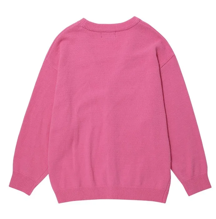 WOOALONG  |Casual Style Unisex Wool Nylon Street Style Long Sleeves